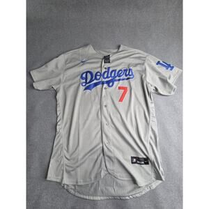 Los Dodgers Nike Jersey Men’s Large 48 Gray Julio Urias Stitched MLB Baseball